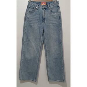 Hey Joanie womens size 27 LONG TALL fit jeans pants wide leg straight